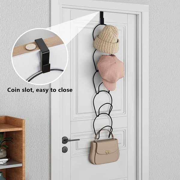 95Street 5-pack Baseball Cap Rack Organizer, Cap Hanger Vägg