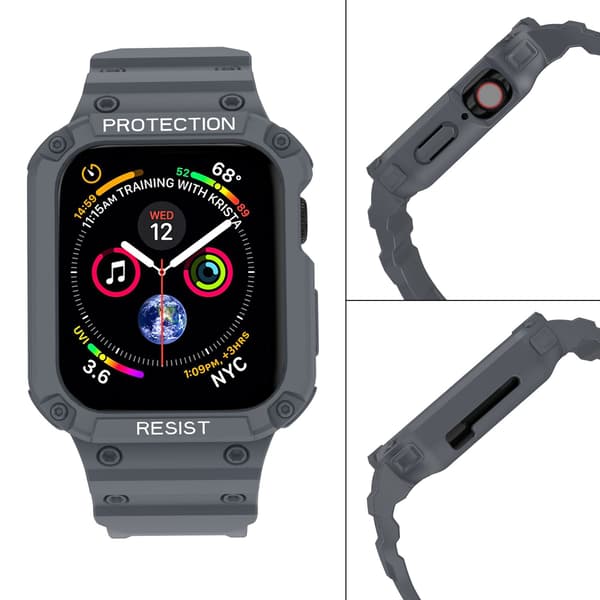 Passar Apple Watch 7 Utbytbart Silikon Apple TPU Integrerat