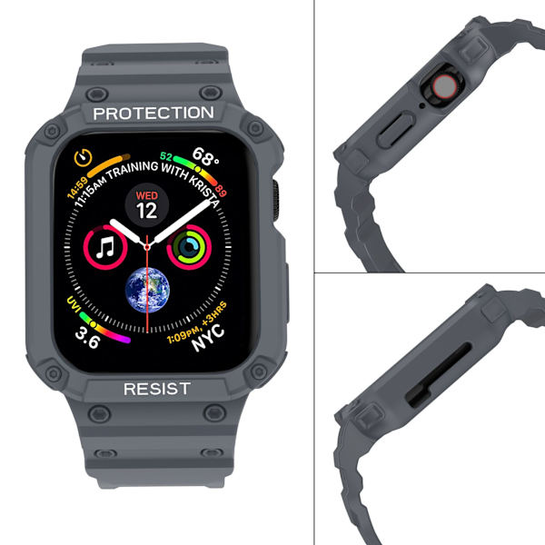 Passer til AppleWatch7 Udskiftelig Silikon Apple TPU Integreret