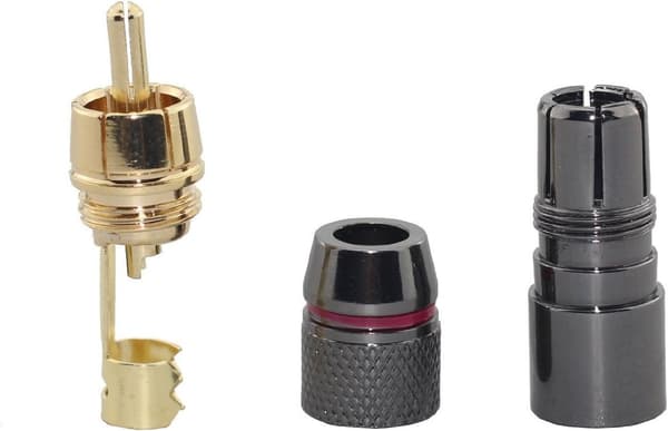 4 stk Preffair/R1733 lydfil-kvalitets lydkabel lotus plugg
