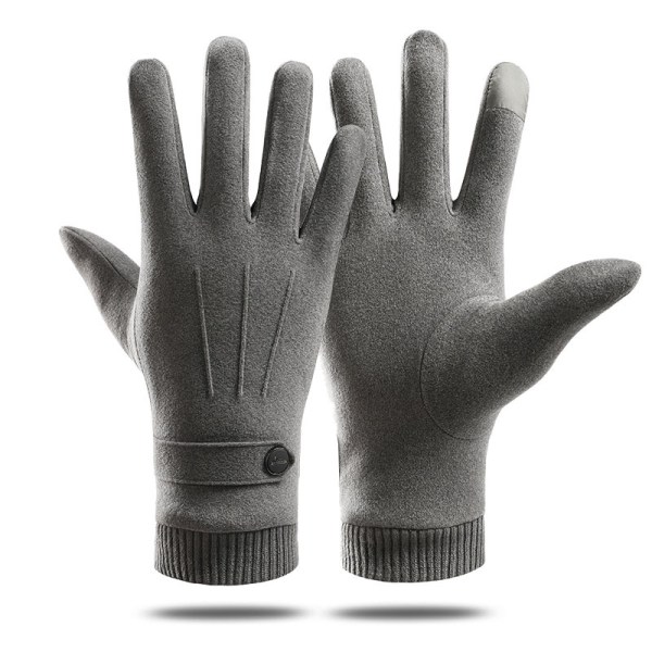 Varma handskar herr vinter 0604 tysk sammet höst vinter körning