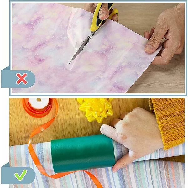 Papperskärare för presentpapper, 3 delar Glidande presentpapperskniv DXGHC