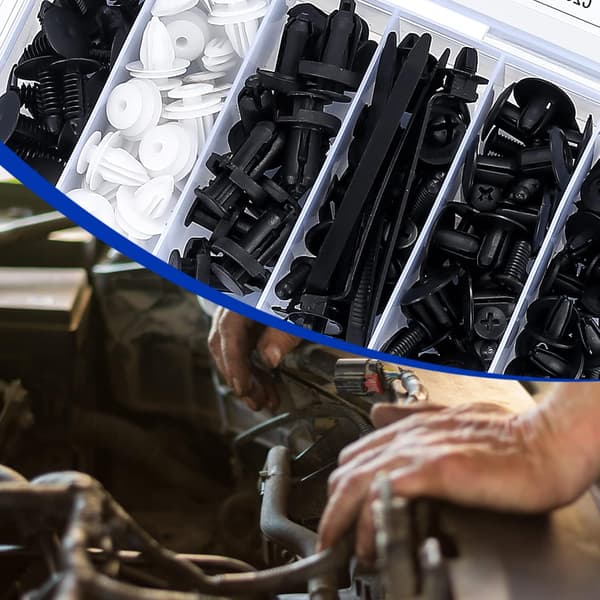 100 stk. Auto Rivet Klips Plast Nylon Universal, Bilfeste DXGHC