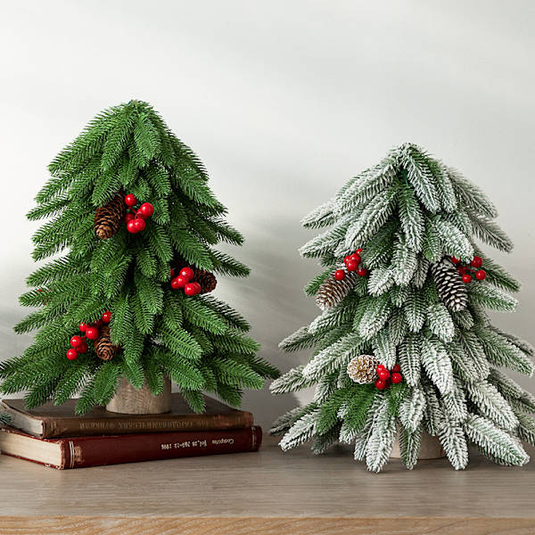 Miniatyrjulgran för skrivbord Julgranspynt DIY Chris