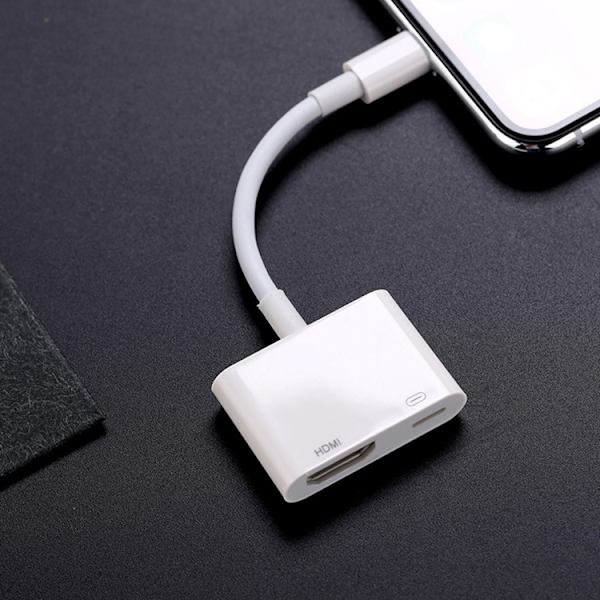 Apple Lightning til HDMI kabel til spejling af skærmen på din Apple-telefon