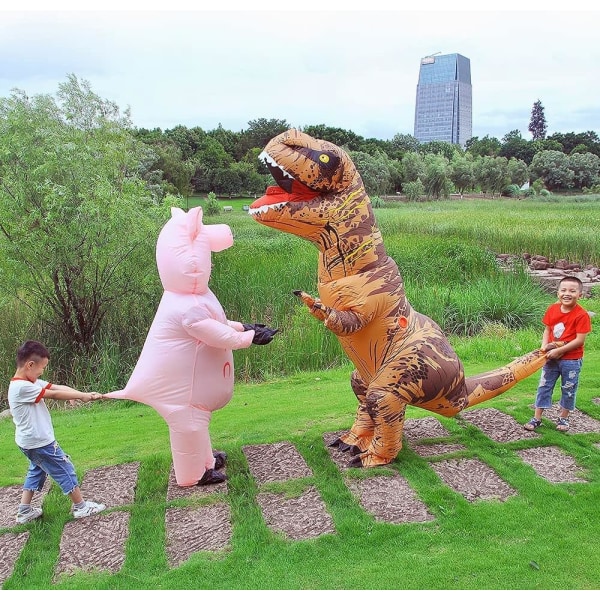 Uppblåsbar Dinosaurdräkt Uppblåsbar Trex Dräkt Vuxen Dino