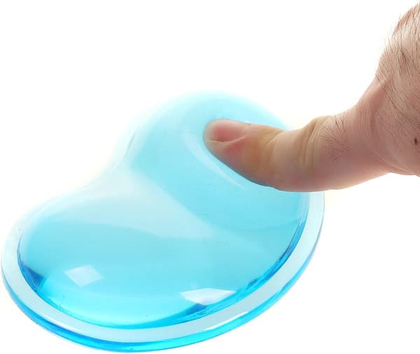 Myk håndleddstøtte, Gelkrystaller, Hjerteformet, Ergonomisk Krystall