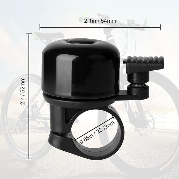Cykelklocka 2-pack med Hög Melodiös Ljud Klassisk Mini Bicyc DXGHC