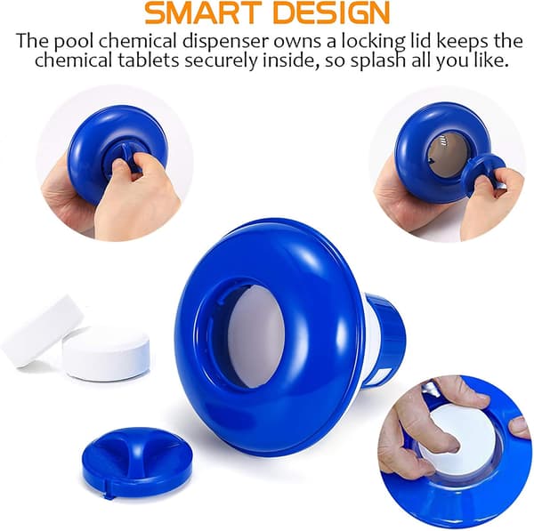 Flydende Klor Dispenser, Pool Spa Kemisk Dispenser Flydende