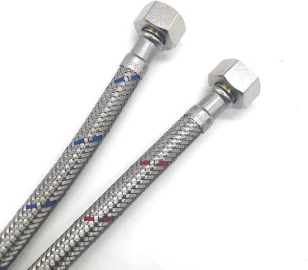 2 stk. G3/8 x M10 Koblingsrør for Blandebatteri