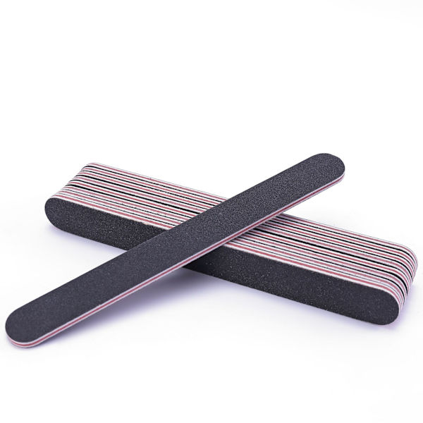 10 professionelle dobbeltsidede 100/180 matte neglefiler Diamant