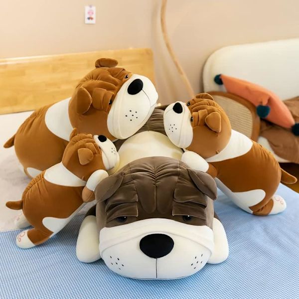 Plush-koira Iso Nukenukke Söpö Piirretty Pehmeä Koira Iso Tyyny Pitkä Heitto Sl