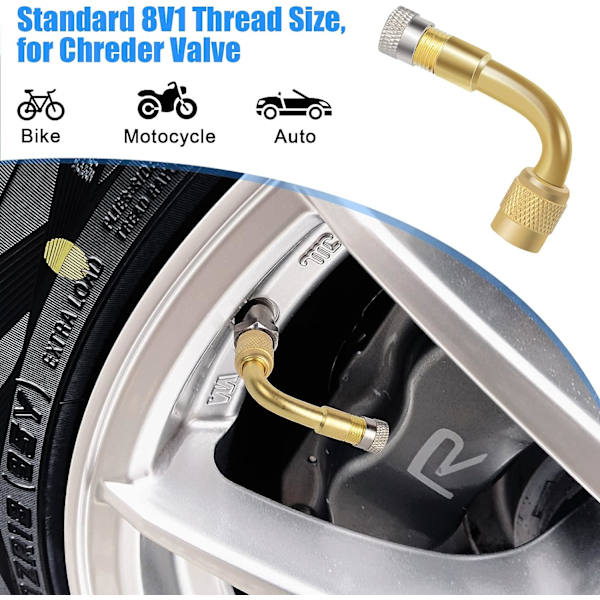 Cykelpumpe Ventiladaptere Stik, Cykelventil Adapter til