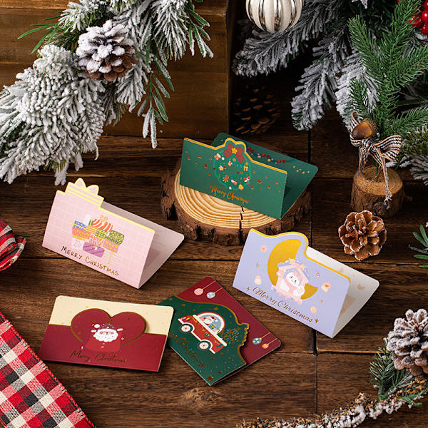 Joulukortti Merry Christmas -suunnittelu 24 kpl jouluun - 4,5