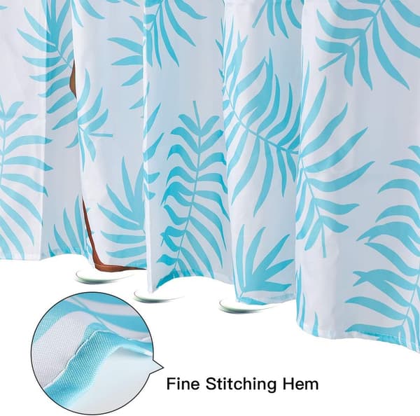 Färgfast Polyester Kaktusblad Flamingo Duschdraperi DXGHC