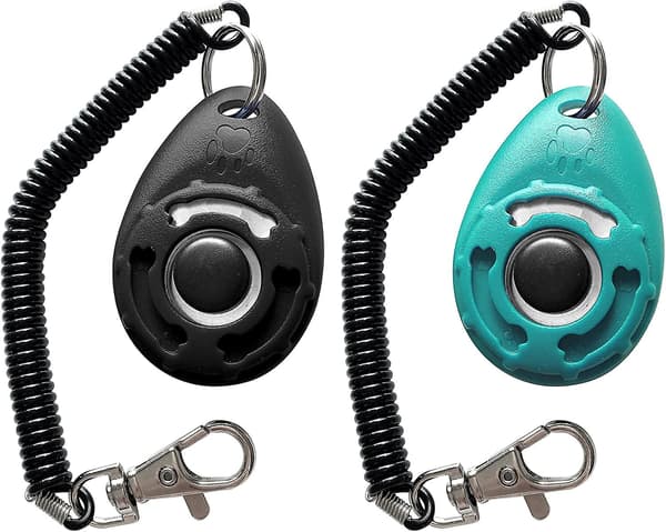 2-pack Hundträning Klicker med handledsrem - Hundträning Klick