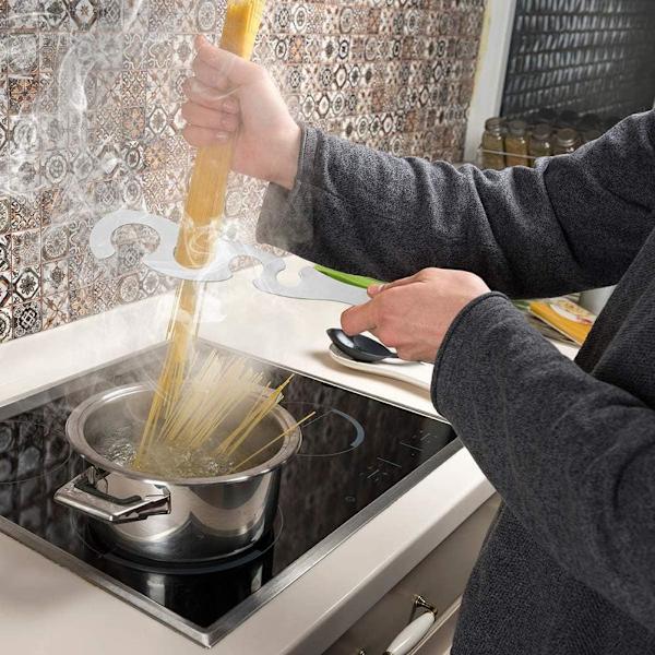 4-håls Spaghetti Mätverktyg i Rostfritt Stål för Spaghetti DXGHC