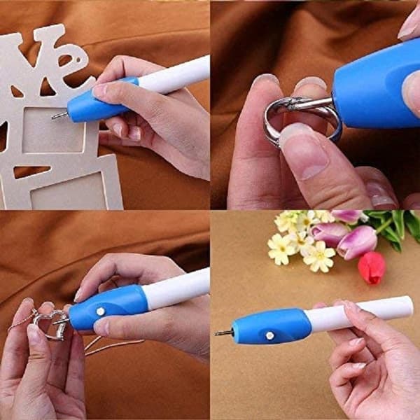 1-pack Multifunktionell Elektrisk Graverings Penna, Graveringsverktyg för