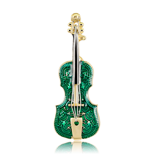 Violinbroscher, klädaccessoarer, modebroscher, simulerade