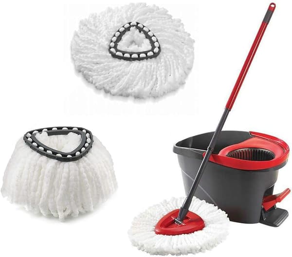 2-pakks Spin Mop-hode, kompatibelt med Ocedar EasyWring