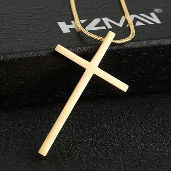 Filipperbrevet 4:13 Korshänge STYRKA Bibelvers Halsband i rostfritt stål
