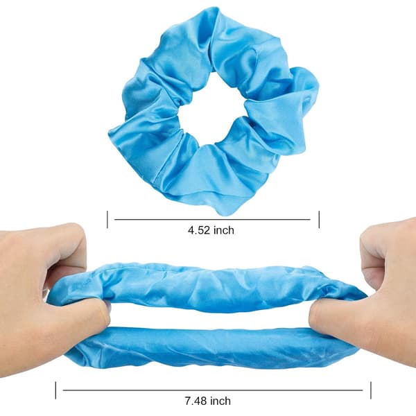 9 stk. LED-lys Hår Elastikker Satin Elastiske Bånd Snore -