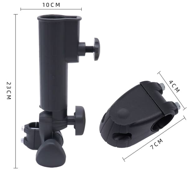 Golf Paraplystativ, Justerbar Golfvogn Paraplyholder Univ