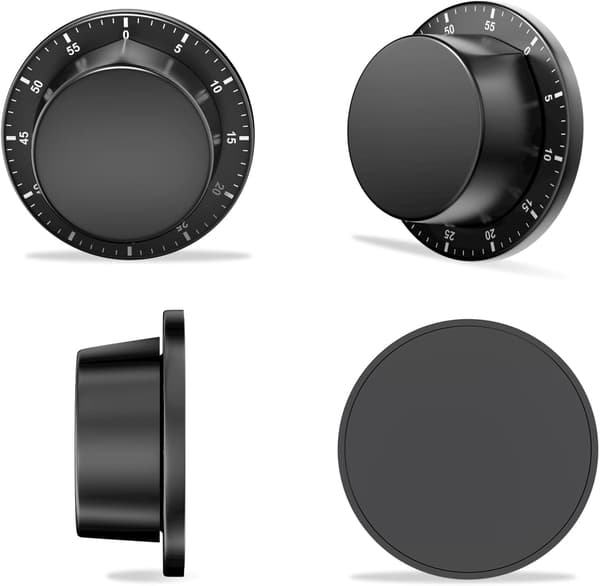 Mekanisk Køkken Timer, Magnetisk Timer, Vandafvisende