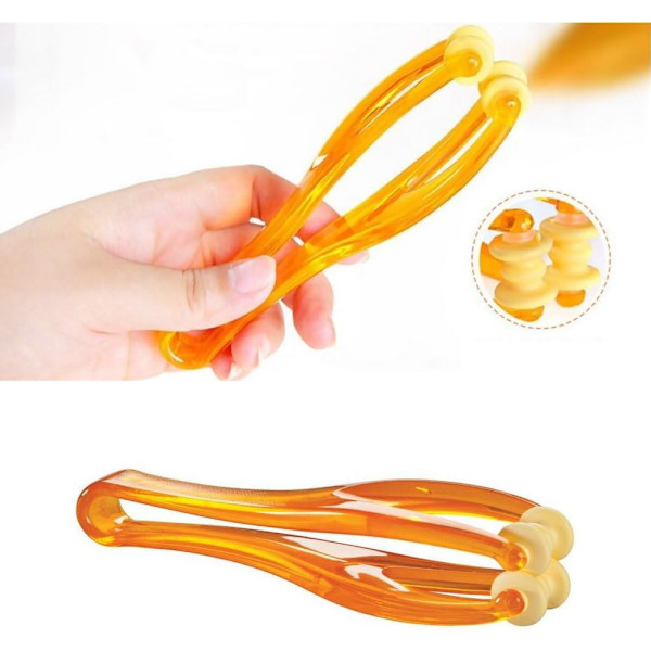 5 stycken Orange Fingerledsmassager Handhållen Blodcirkulation