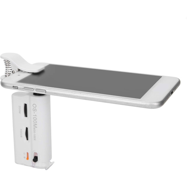 Smartphone Mikroskop Justerbar FL Digital Mikroskop med UV LED