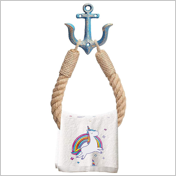 1 Paketti Nautical-tyylisen wc-paperiteline, Teollinen Seinäkiinnitys