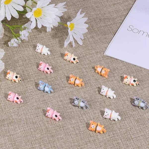 30 st Katt Korktavla Push Pins, Söta Push Pins Djur Plast Pus