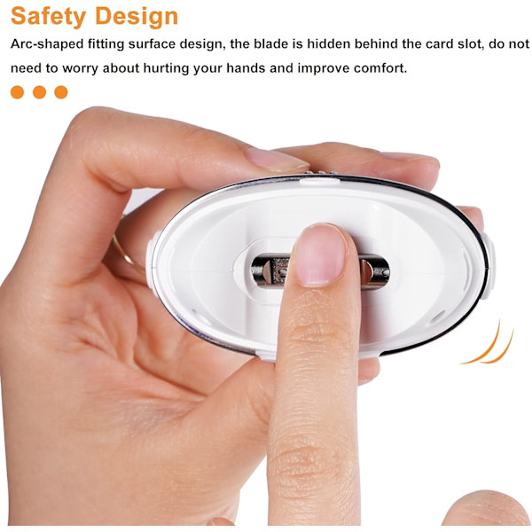 Elektrisk Nagelklippare Säker Automatisk Fingernagelklippare Bärbar