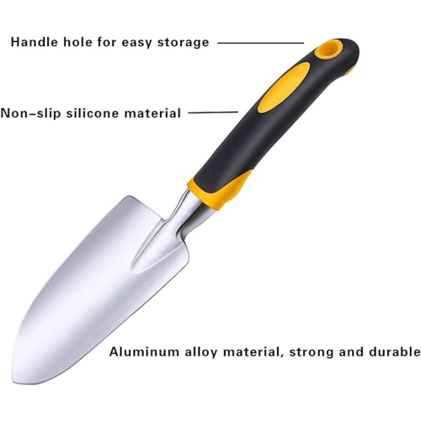 Hagespade i rustfritt stål for planting, omplanting, vi DXGHC