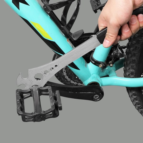 Cykelpedal Nøgle (15mm, 9/16 og 10mm/8mm/6mm Hex Hul)