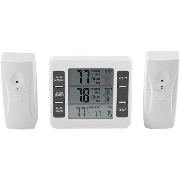 Køleskabs Termometer Trådløs Digital Display Fryser Temperatur M