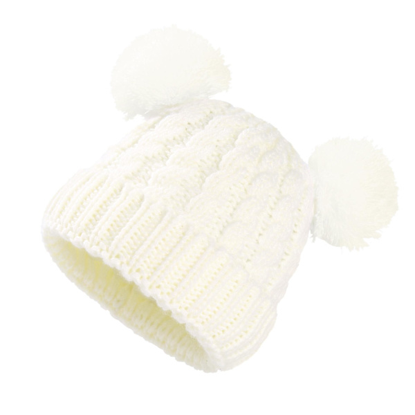 Dww-baby Pullover Hatt Dubbelboll Barnhatt Höst Och W DXGHC