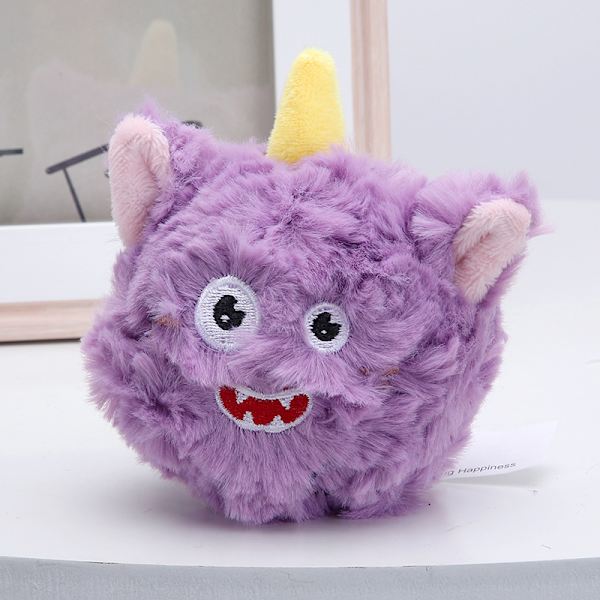 3 st pipande skällande hundleksak två i en plysch husdjursleksak monster ba