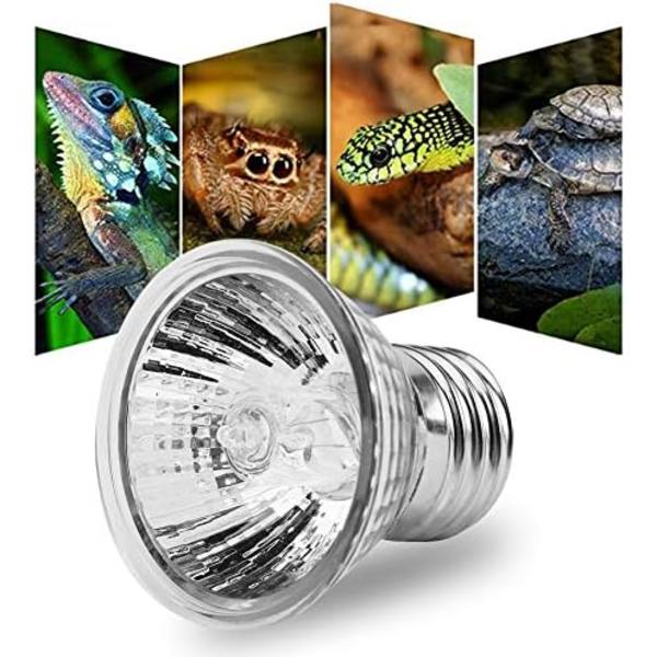 Skildpaddevarmepære Varmeudstrålende Lampe E27 til Reptiler og Amfibier