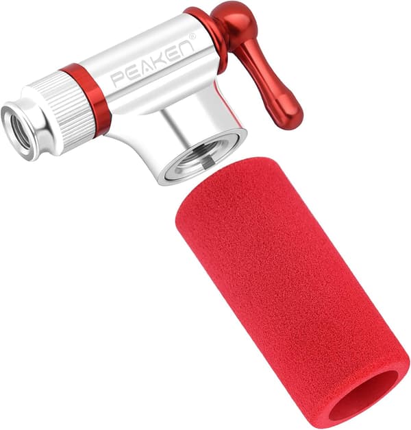 CO2-pumpe CO2-ladinghode kompatibel med Schrader Presta-ventiler