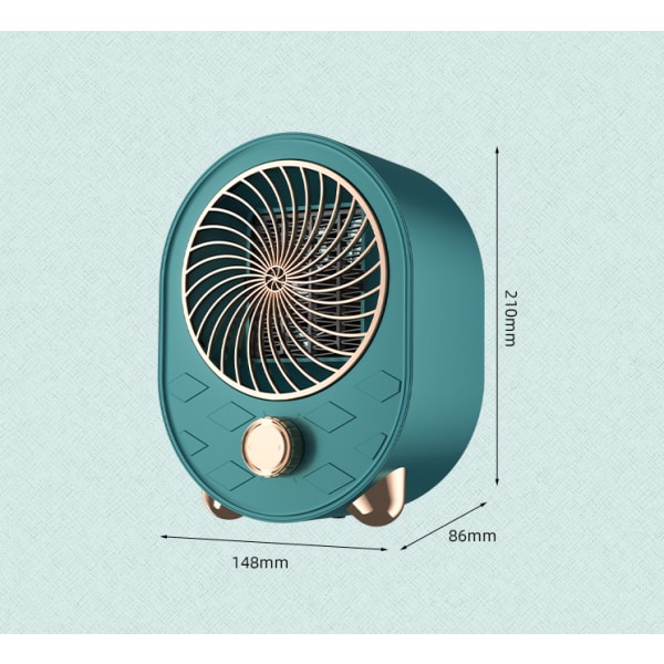 Infrarød varmeapparat Bærbar Varmeapparat Hjemmekontor Skrivebord Varmeapparat Fast Heat Liten Radiator Bærbar Varmeapparat