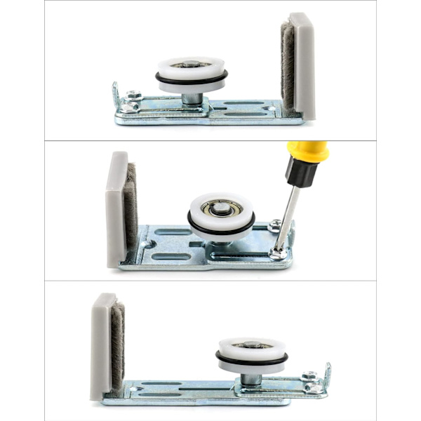 Oven Lukko, Säädettävä Lattialukko, Anti-Scratch Pyörät