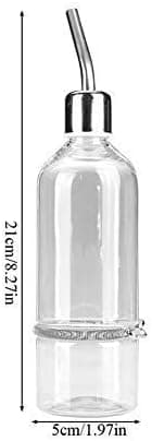 Drypfri Drippende Hængende Dyrefoder med Rustfrit Stål Nippel (180ml)