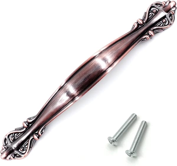 10-pack Kabinettgrepp - Koppar Röd, 3-3/4\" (96 mm) Hålcentrum