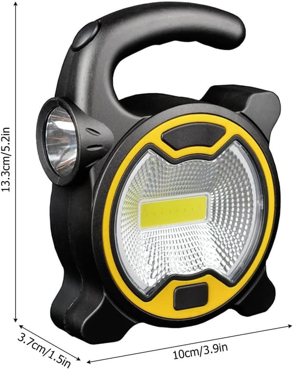 Batteridrevet Campinglys, COB LED Arbejdslys, Arbejdslys, E