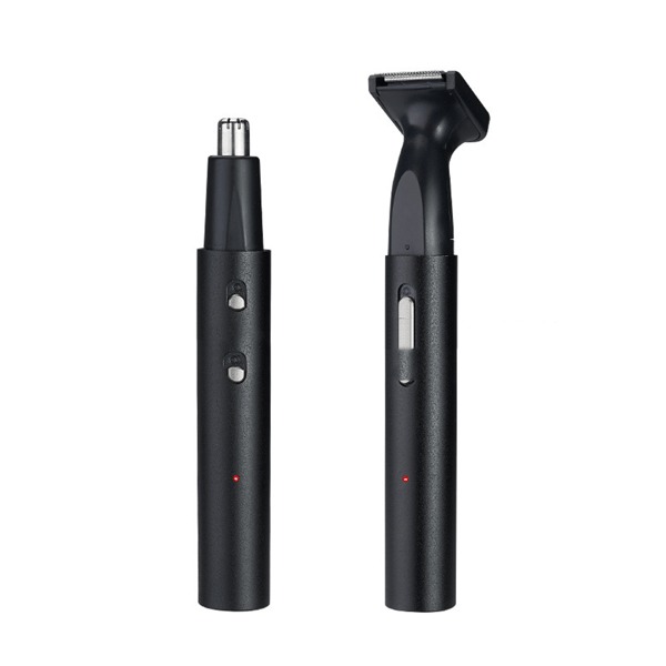 Nese- og ørehårstrimmer (Svart), Profesjonell USB-oppladbar hår