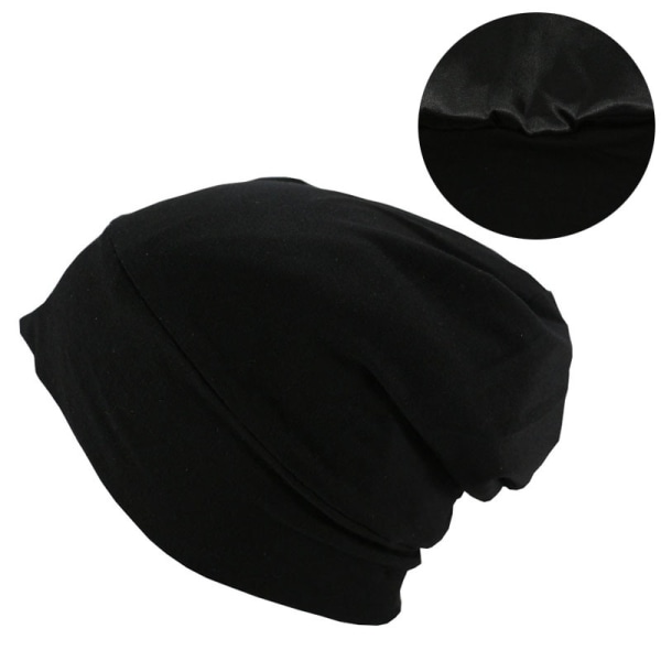 Vändbar Beanie i Ensamma Färger, Mjuk Beanie, Lätt och Mjuk