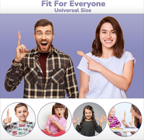 5 Vänster & 5 Höger Finger Händer Små Händer för Kul, Mini Handdocka
