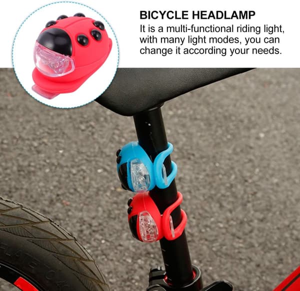 BarneSykkelBilleLysSykkelLysForanOgBakSykkelHodelyktScooter