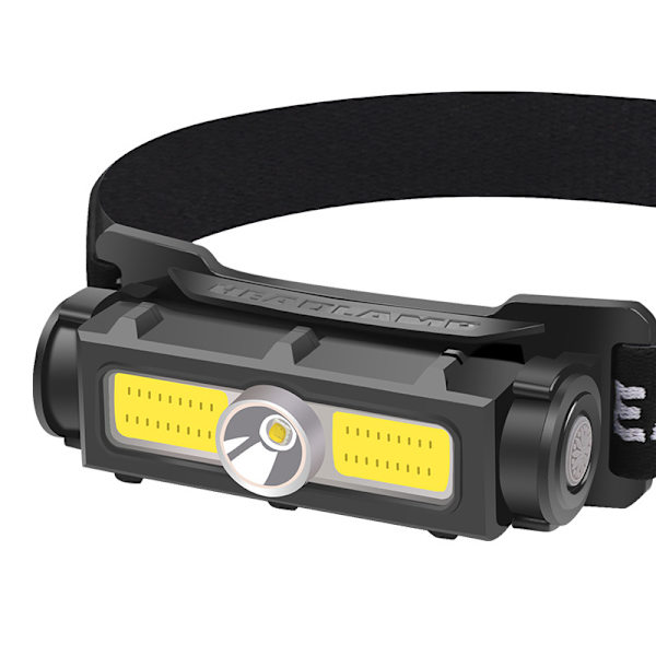 Kraftig hodelykt 1000 Lumen, Oppladbar LED-hodelykt med Rød